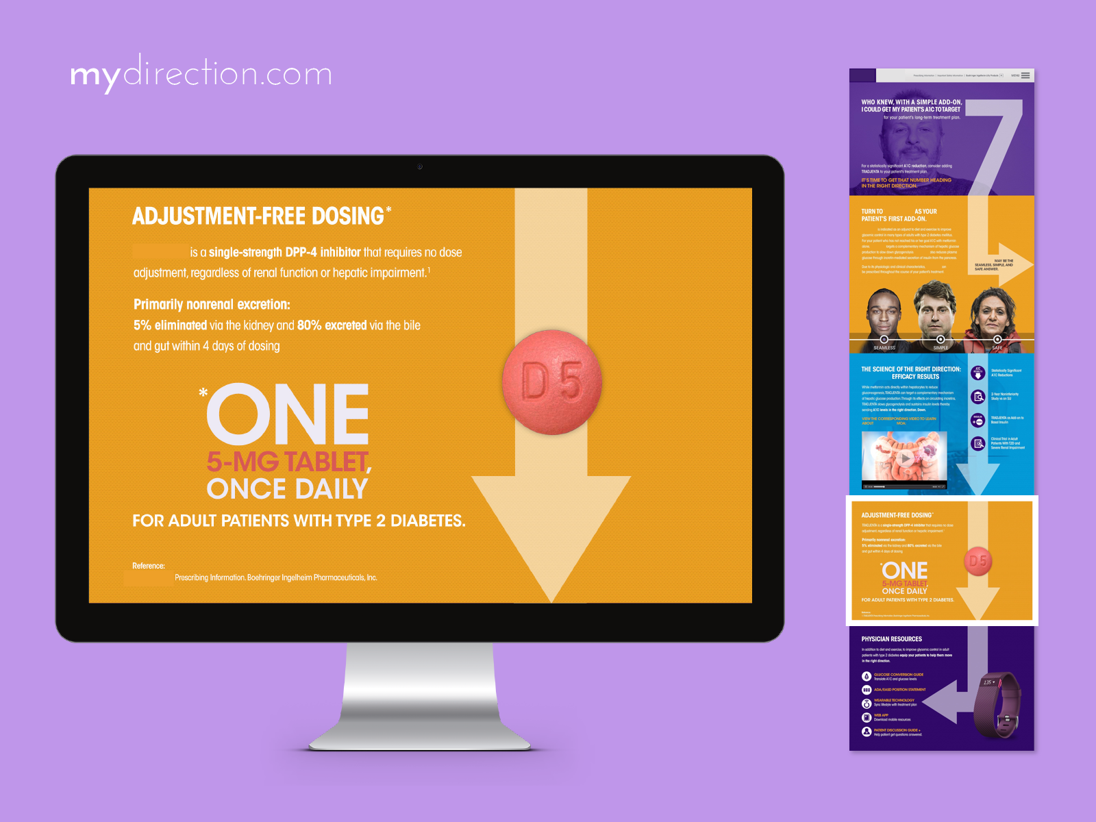 HCP landing page — dosing
